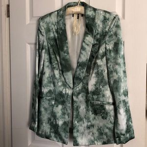 Tailored Satin Blazer